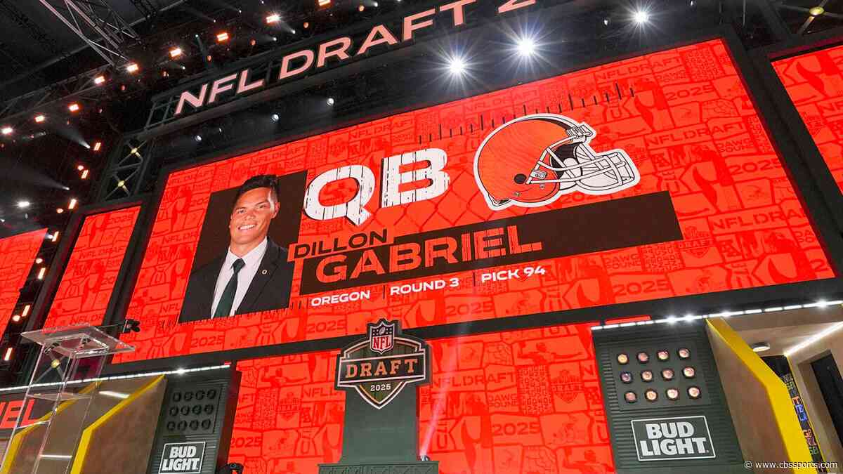 WATCH: Rookie QB Dillon Gabriel used a bird to correctly predict that Browns would draft him with 94th pick