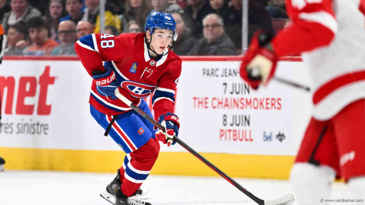 Canadiens’ Hutson Poised to End Habs’ Calder Curse