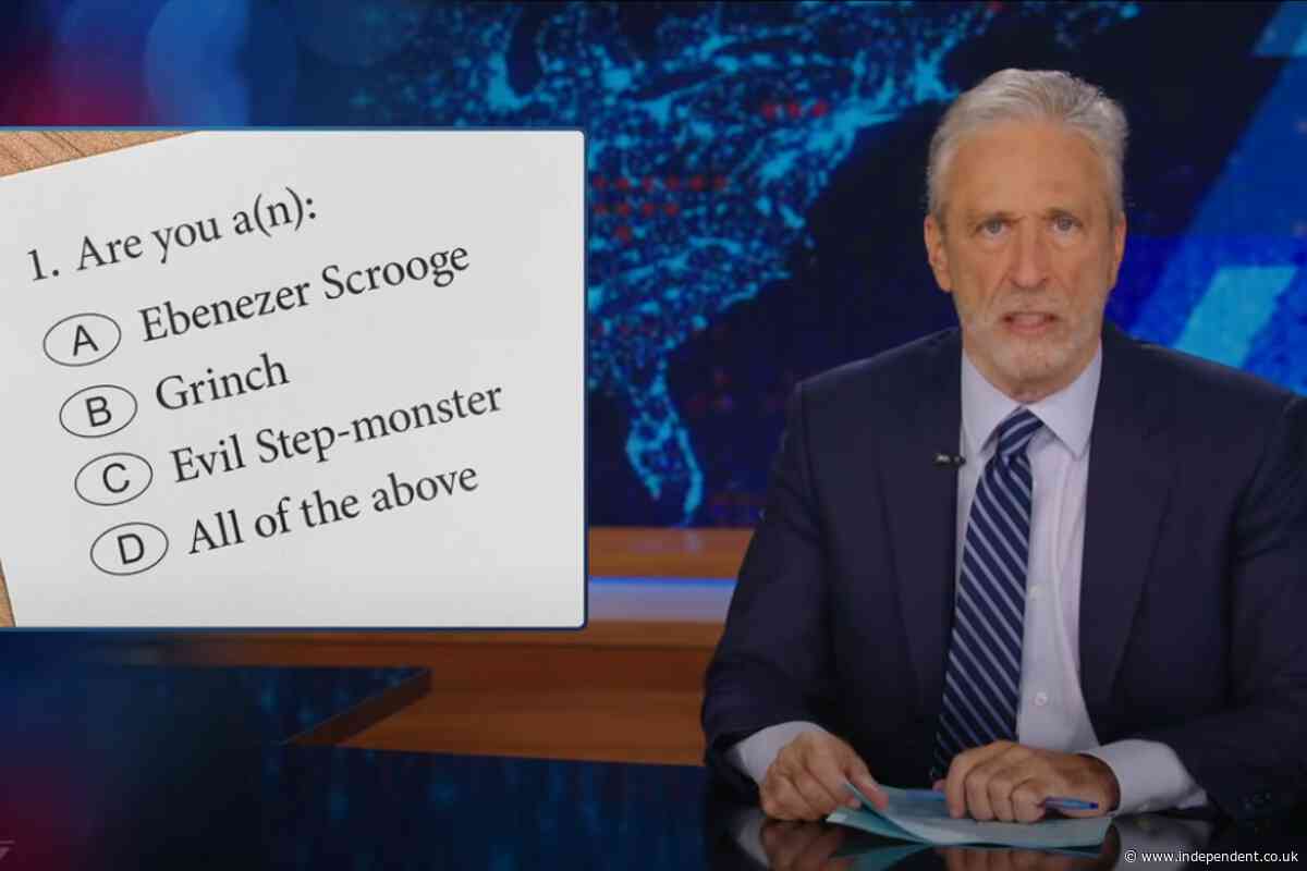 Jon Stewart skewers ‘motherf***er’ Donald Trump for his ‘toy rationing’ plan