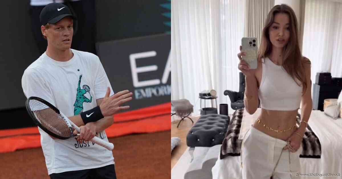 Sinner smentisce la relazione con Lara Leito: “Niente di serio”. Lei replica con una storia enigmatica