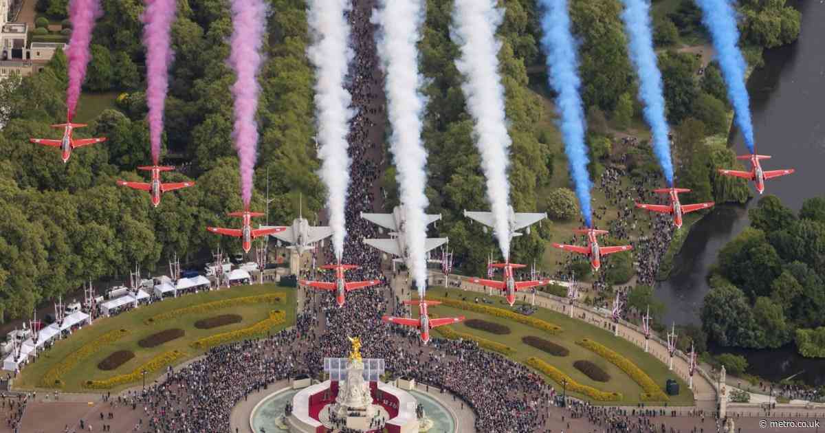 When will the Red Arrows be out on display again in 2025? Full flyover schedule
