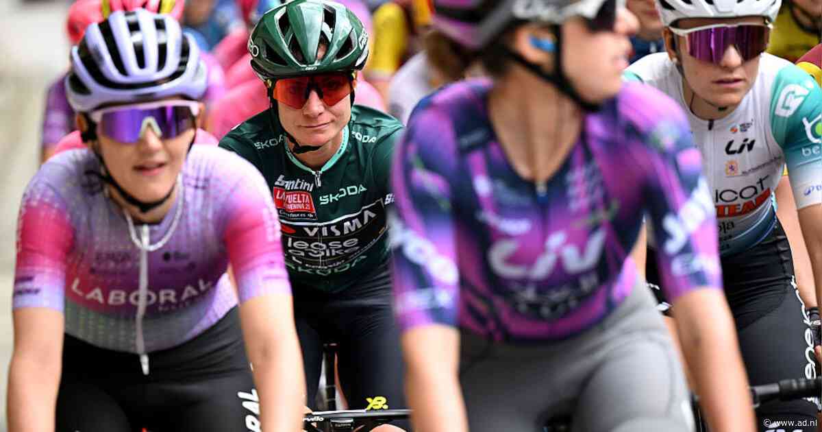 Femke Gerritse verrast landgenote Marianne Vos in derde etappe en pakt ook rode trui