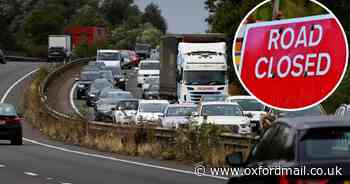 Nine mile stretch of the A34 to be closed over several weekends