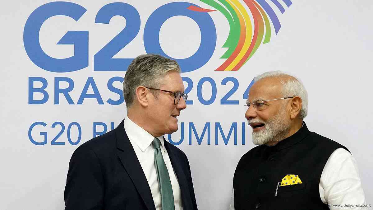 'British workers come last': Fury as employers who hire Indian workers are given a major tax break under Labour's free trade deal