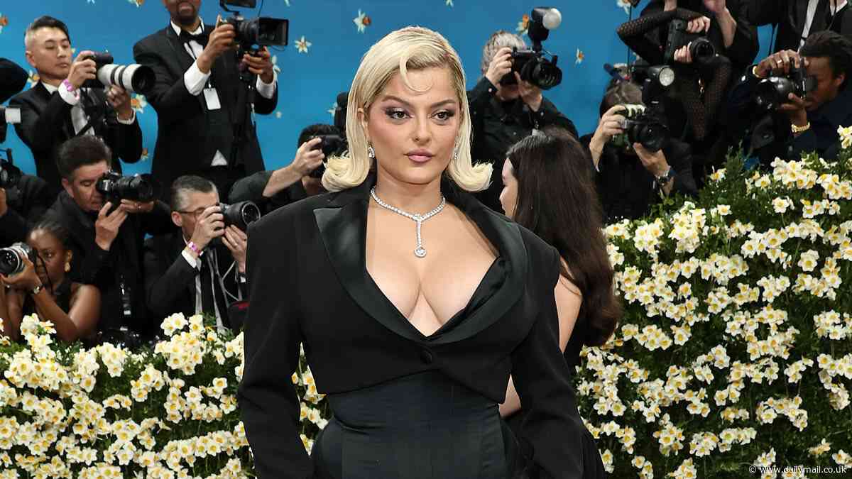 Bra-free Bebe Rexha almost spills out of jacket at Met Gala 2025 after hitting back at body-shamers