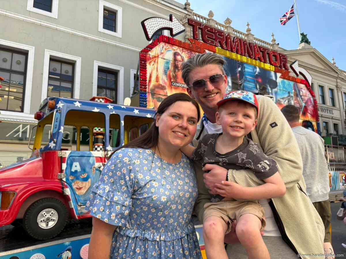 Pictures: thrills and spills of the May Fair come to city