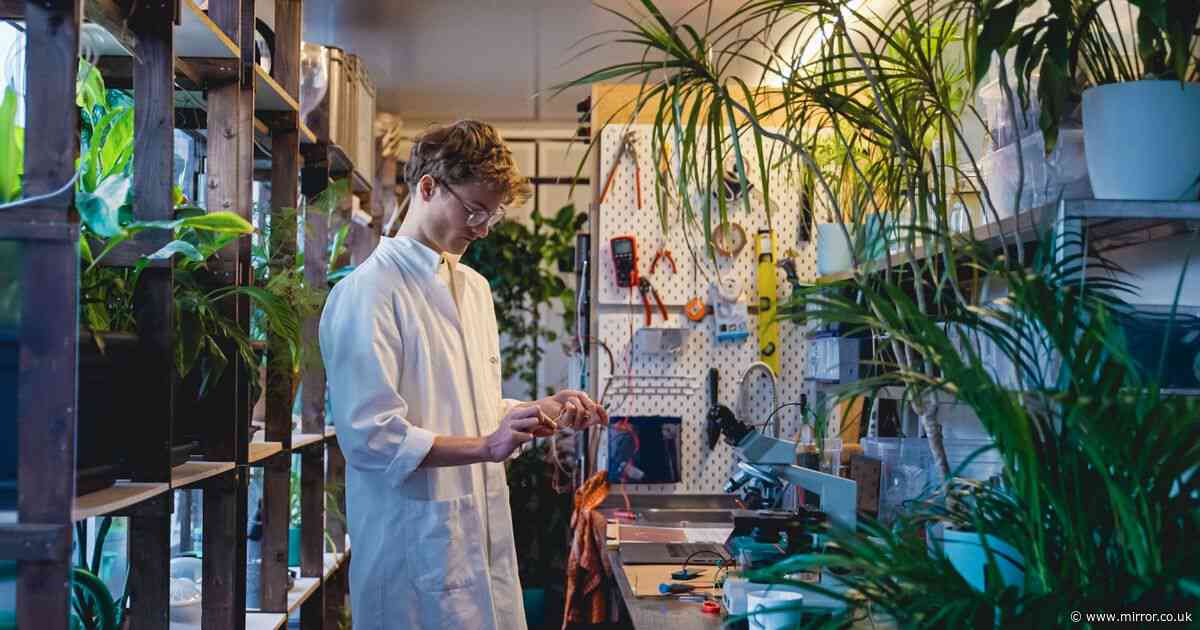 World's first photoshoot 'powered by plants' captures stunning images of new electric car