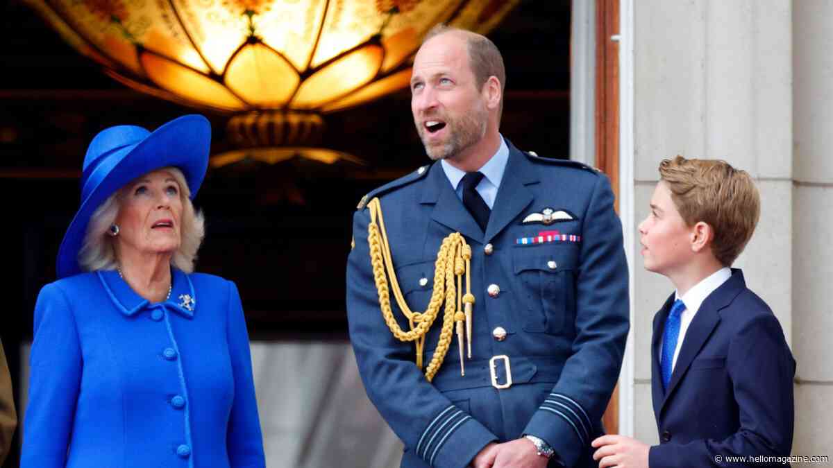 Prince William's game with sons on VE Day to keep them focused revealed - and Queen Camilla was also included