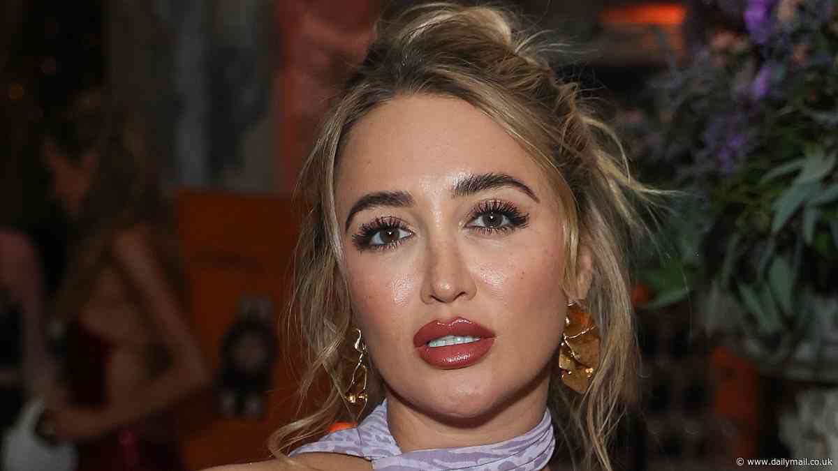 Pregnant Georgia Harrison reveals she has a 'whole new drive' to change the world for the better - after announcing she is expecting her first child with boyfriend Jack Stacey
