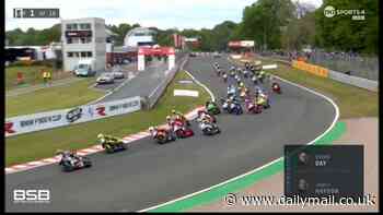 The 'unusual' moments leading up to British Superbikes' 11-bike smash, which killed two riders at first turn in 'one of the worst crashes seen'