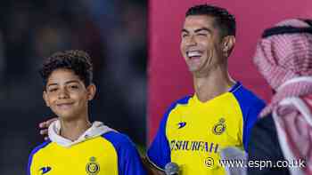 Ronaldo's son earns first Portugal U15 call-up
