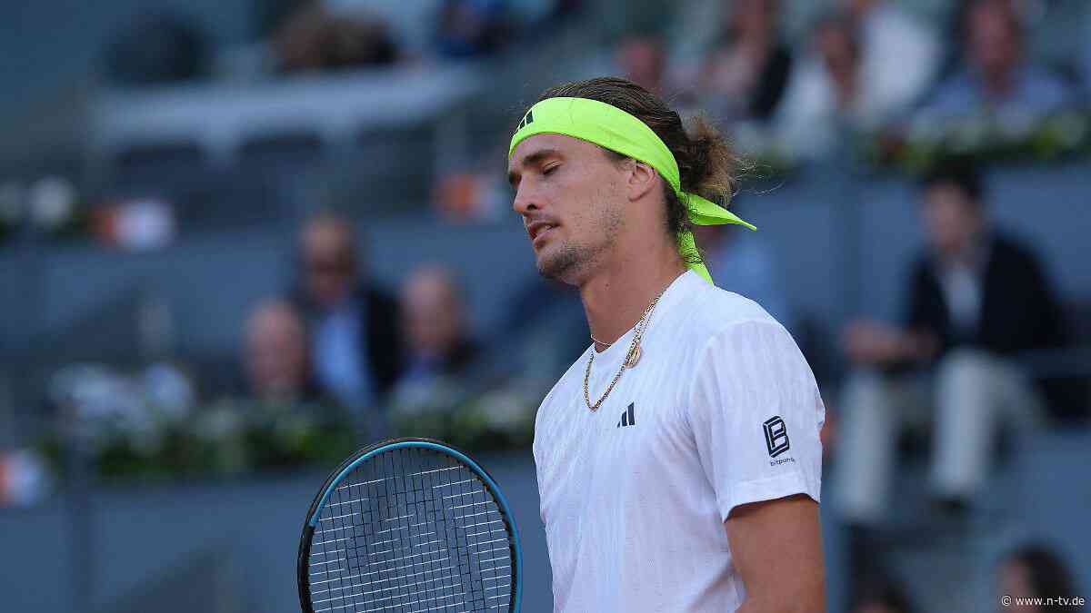Geständnis bezüglich Formloch: Alexander Zverev fühlt sich "mental ausgebrannt"