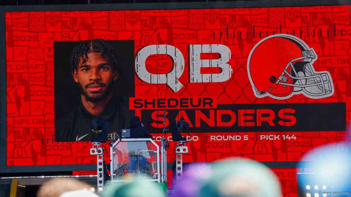 Browns' Sanders to wear 12, like mentor Brady