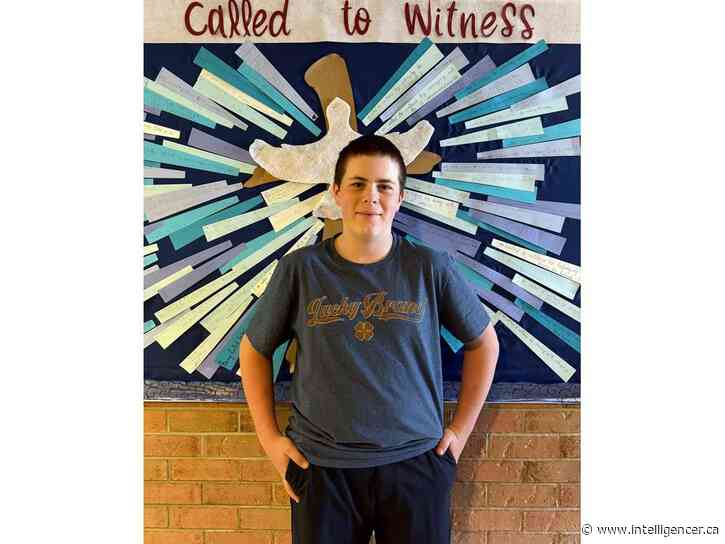 Catholic school board honours Trenton volunteer, Bancroft student
