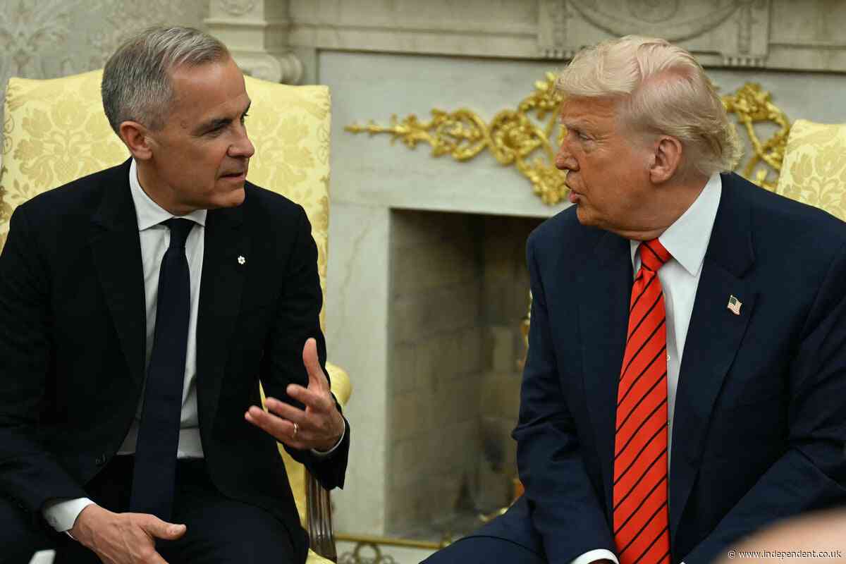 Trump refuses to drop ‘51st state’ threat in Oval Office meeting with Carney as Canada PM says ‘never’