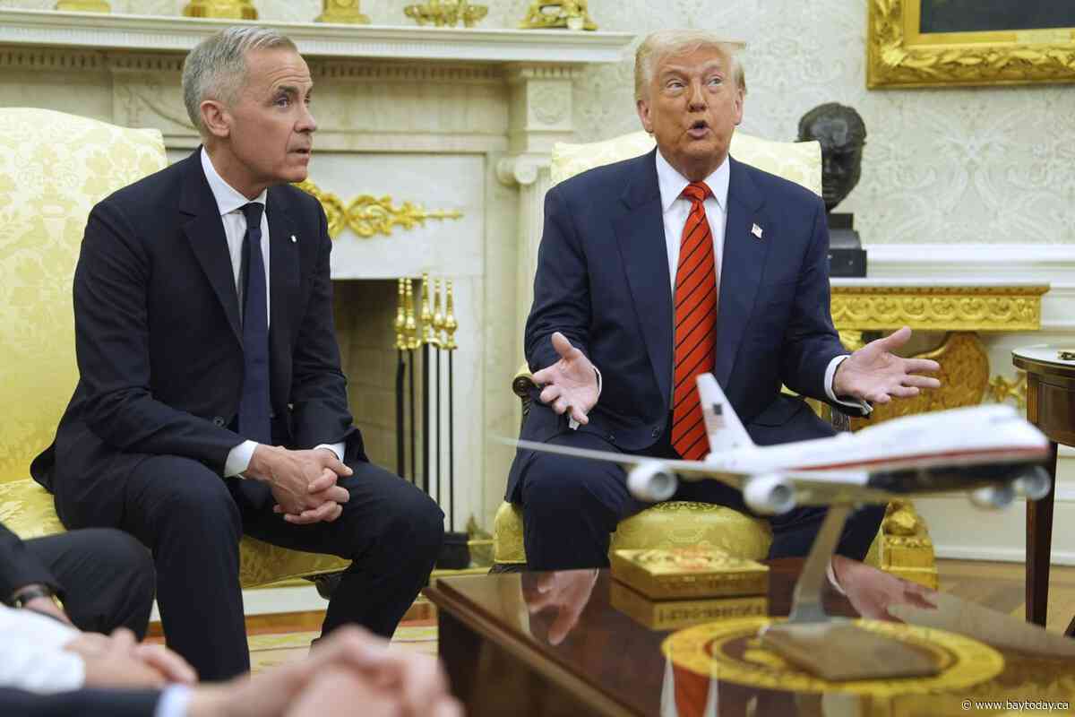 After tough talk on social media, Trump radiates warmth in person for Canada's new prime minister
