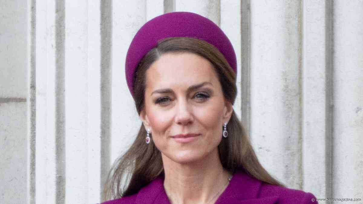 The Princess of Wales shares rare moment with the Duke of Kent during VE Day commemorations