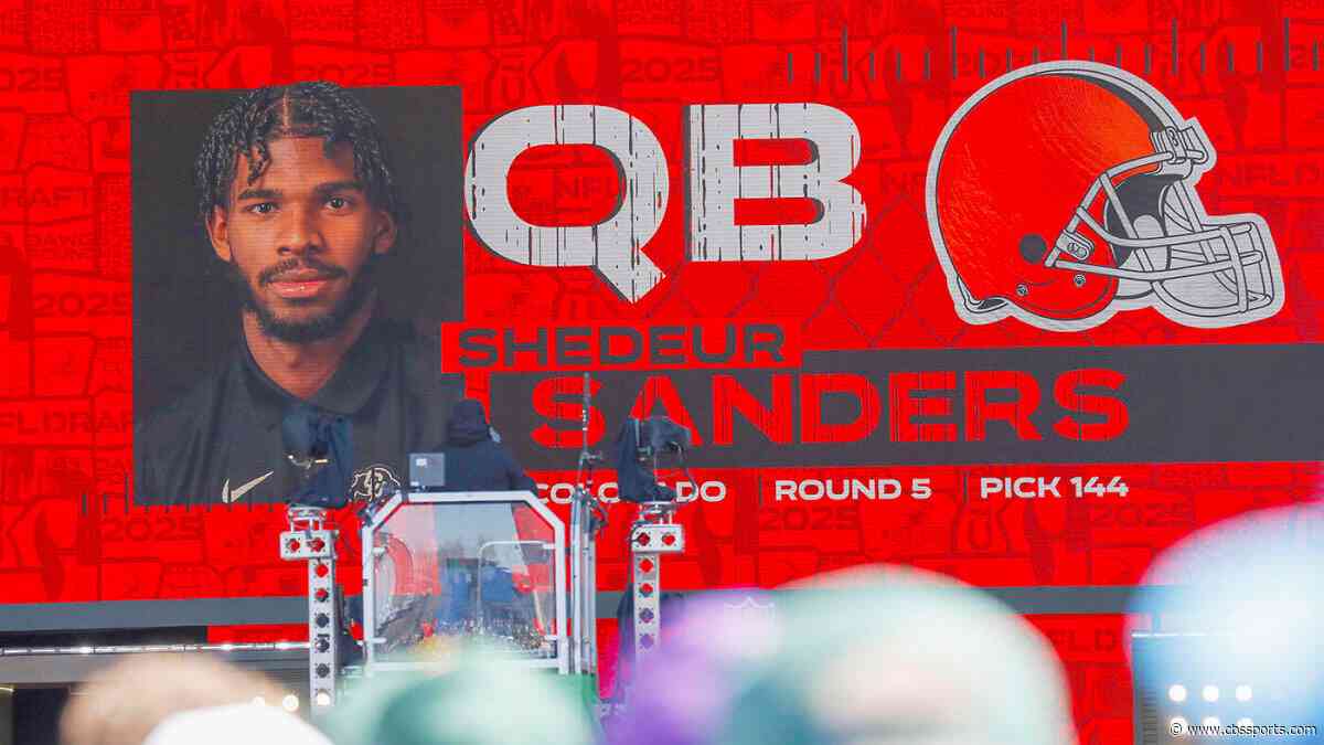 Browns unveil Shedeur Sanders' jersey number; free agent snags rookie quarterback's familiar college digits