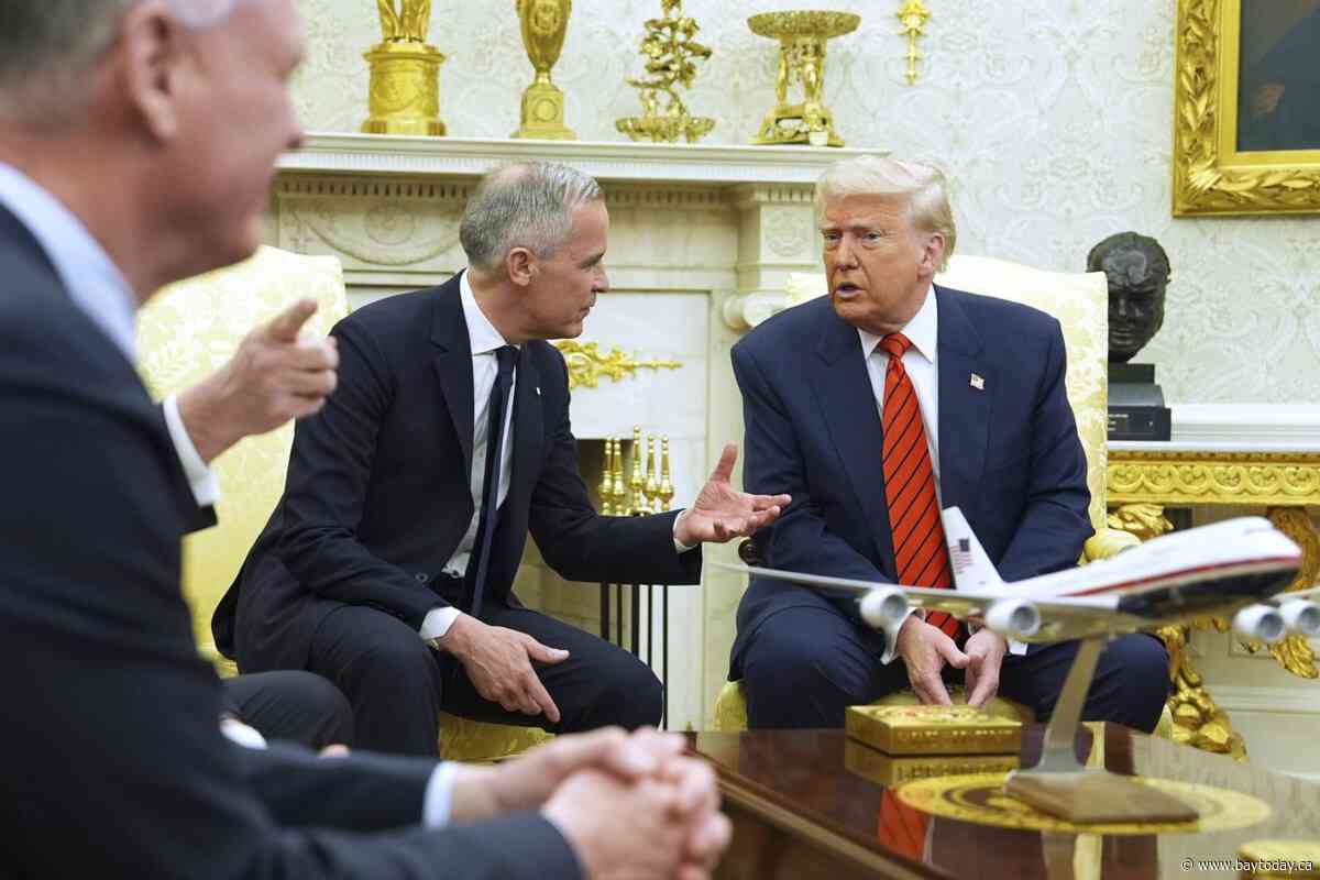 Trump, Carney faceoff in Oval Office leaves gaping differences on tariffs, 51st state