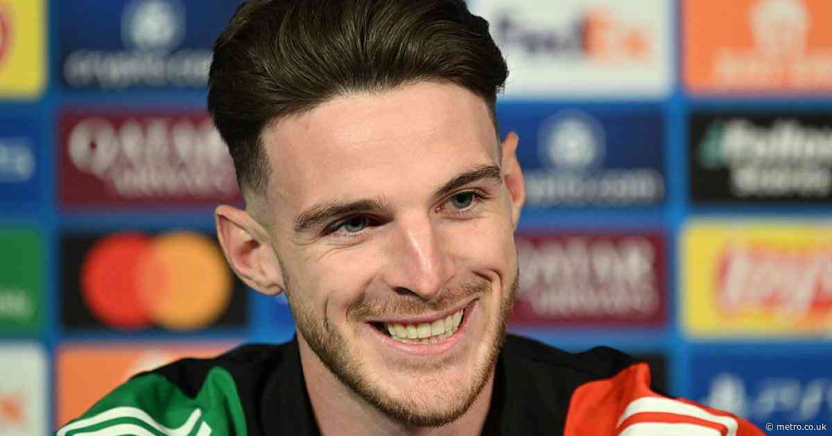 Declan Rice denies making widely-reported comments ahead of Arsenal vs PSG clash