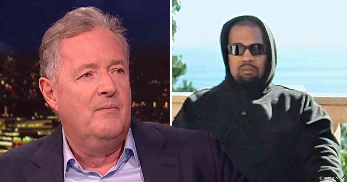 Piers Morgan calls Kanye West a ‘snivelling little coward’ after he cuts short disastrous interview