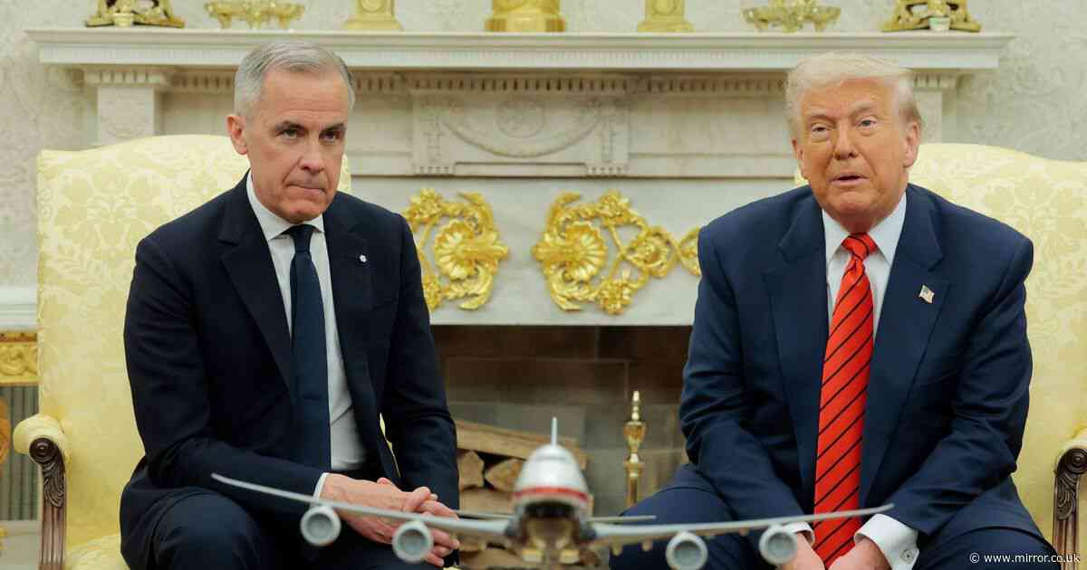 Donald Trump's three-word threat to Canada as Mark Carney says country 'not for sale'