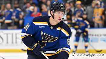Blues' Holloway has surgery, Krug may not return