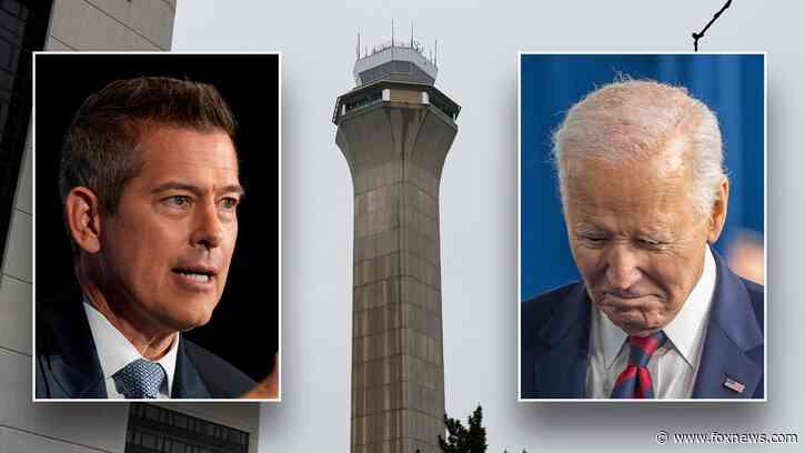 Duffy blasts Biden, Buttigieg for ignoring report about failing air traffic control system: 'DID NOTHING!'