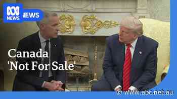 Carney tells Trump Canada ‘not for sale’ in White House meeting