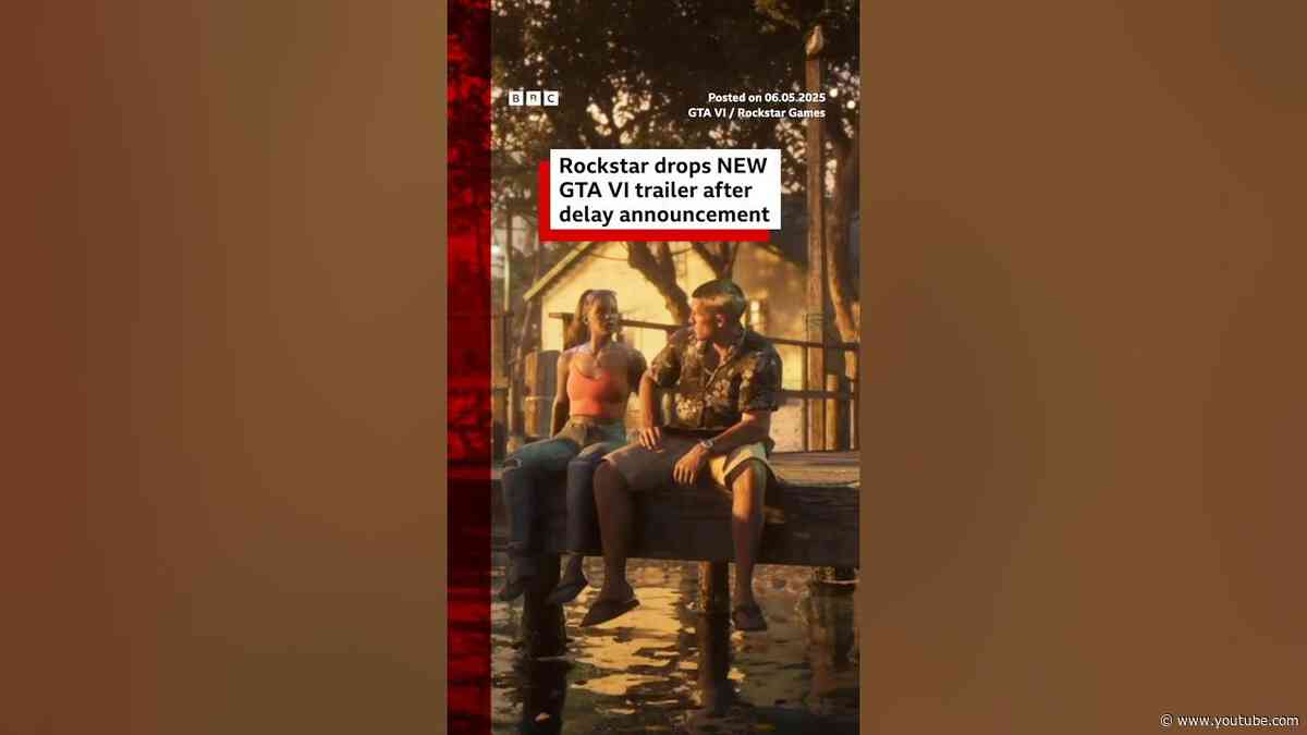 GTA VI second trailer dropped by Rockstar after delay. #GTAVI #Rockstar #BBCNews