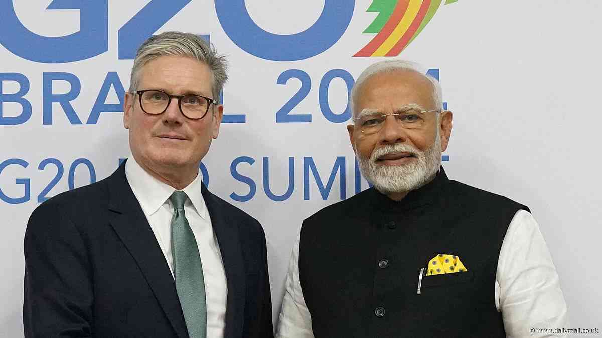 'British workers come last': Fury as Indian workers are given a major tax break under Labour's free trade deal