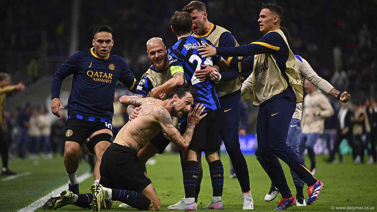 Inter Milan 4-3 Barcelona (7-6 agg): Italian side win thriller to reach second Champions League final in three years - as Lamine Yamal and Co crash out despite being seconds away from win