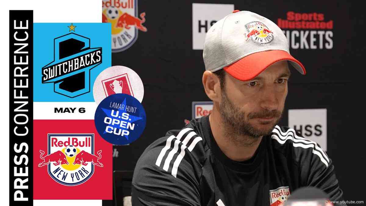 Sandro Schwarz | US Open Cup Press Conference: New York Red Bulls v. Colorado Springs Switchbacks FC