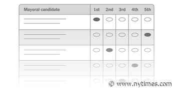 How Will Ranked-Choice Voting Work in the 2025 NYC Mayoral Primary?