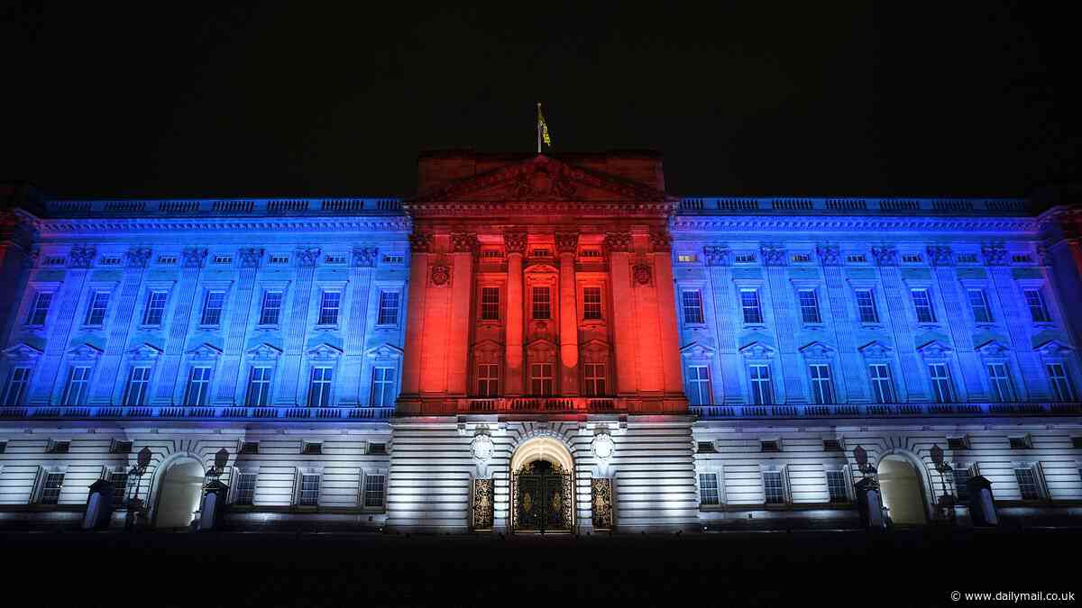 VE Day celebrations light up Britain: Icons across the country are coloured with the Union Jack for 80th anniversary
