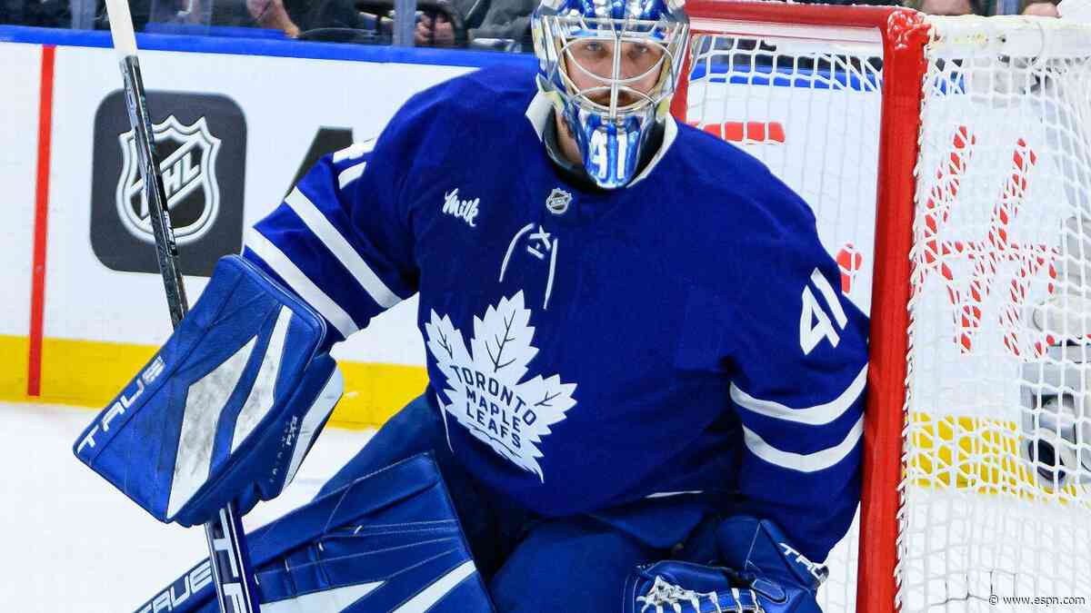 Stolarz back with Maple Leafs, could play Game 2