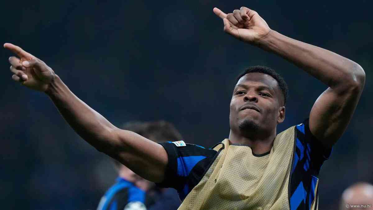 Dumfries wéér goud waard voor Inter: 'Buitengewone wedstrijd, ik ben heel trots'