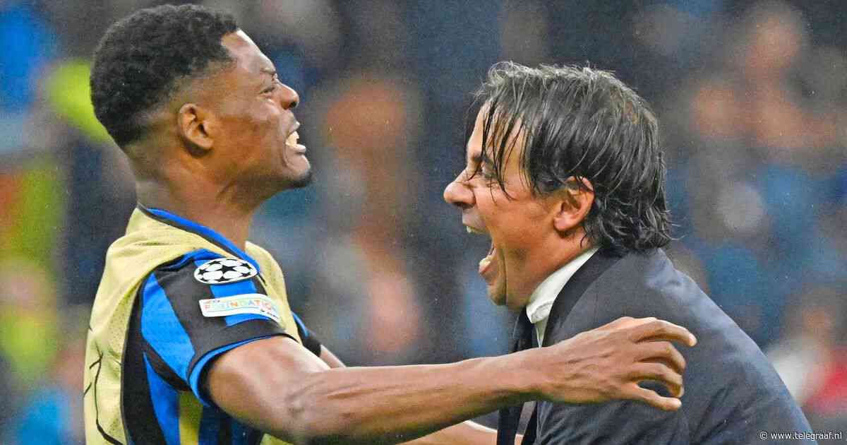 Bijzonder uitje Denzel Dumfries na bereiken finale: ’Gaan met het team naar het feestje van Barella’s dochter’