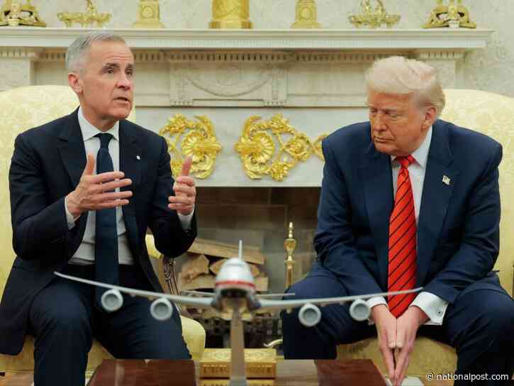 What was said in Trump's meeting with Carney, including 'never say never' to Canada as 51st state