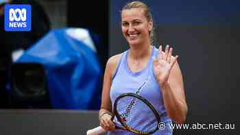 Kvitová wins on tour for first time since becoming a mother