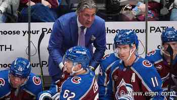 Avalanche '100% confident' in Bednar after loss