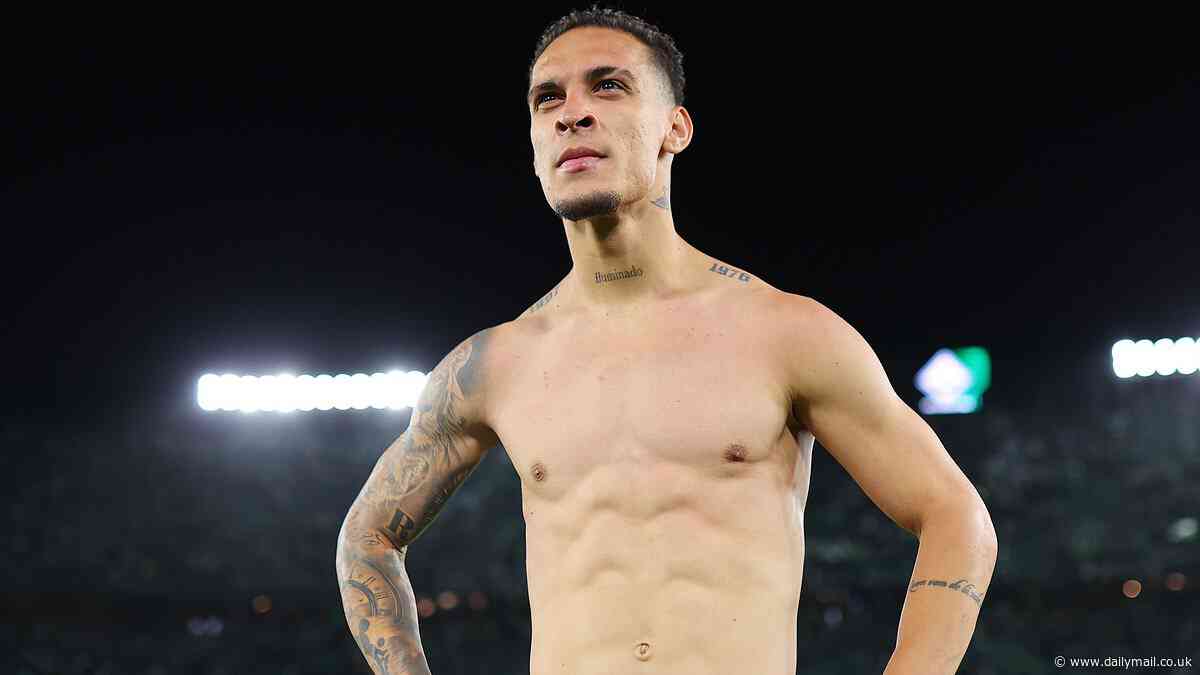 Antony aims subtle dig at Man United in new interview as £86m flop opens up on his future with his red-hot loan spell at Real Betis nearly over