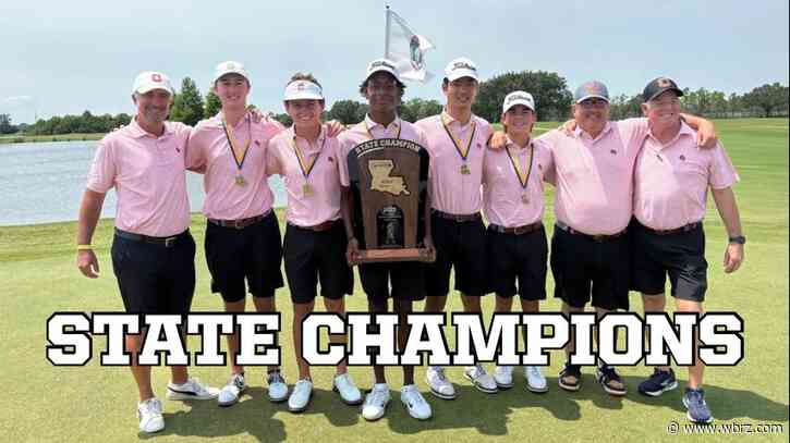 Catholic High wins boys state golf title