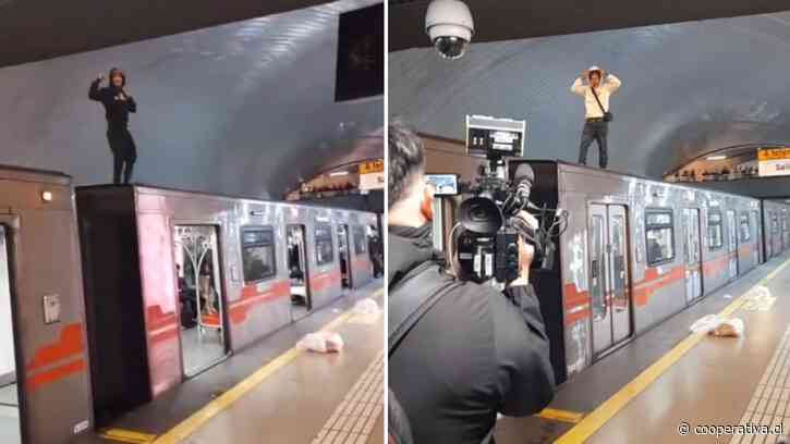 Metro repudió a "mafias de comercio ilegal" tras show grotesco en la Línea 2