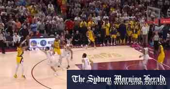 Haliburton steals game 2 in Cleveland with wild shot