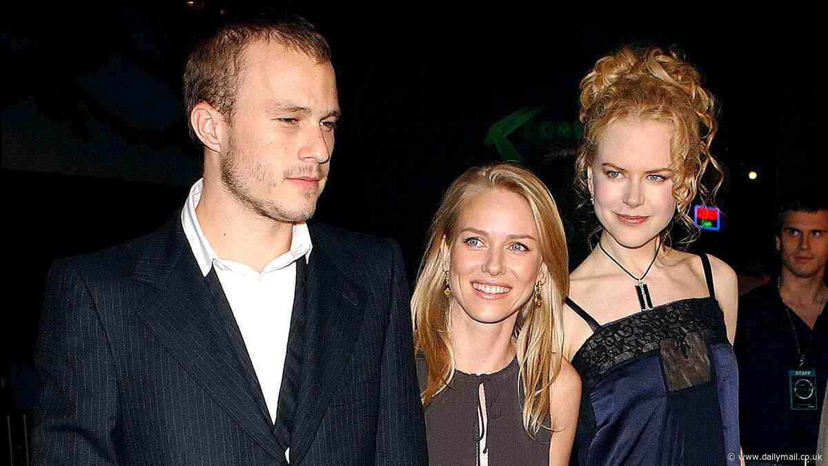 Bizarre photo of Nicole Kidman, Naomi Watts and Heath Ledger resurfaces on red carpet: 'A different time'