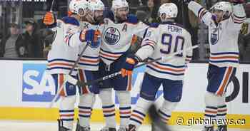 Oilers rally for NHL-record fifth straight time to beat Golden Knights 4-2 in second-round playoff opener