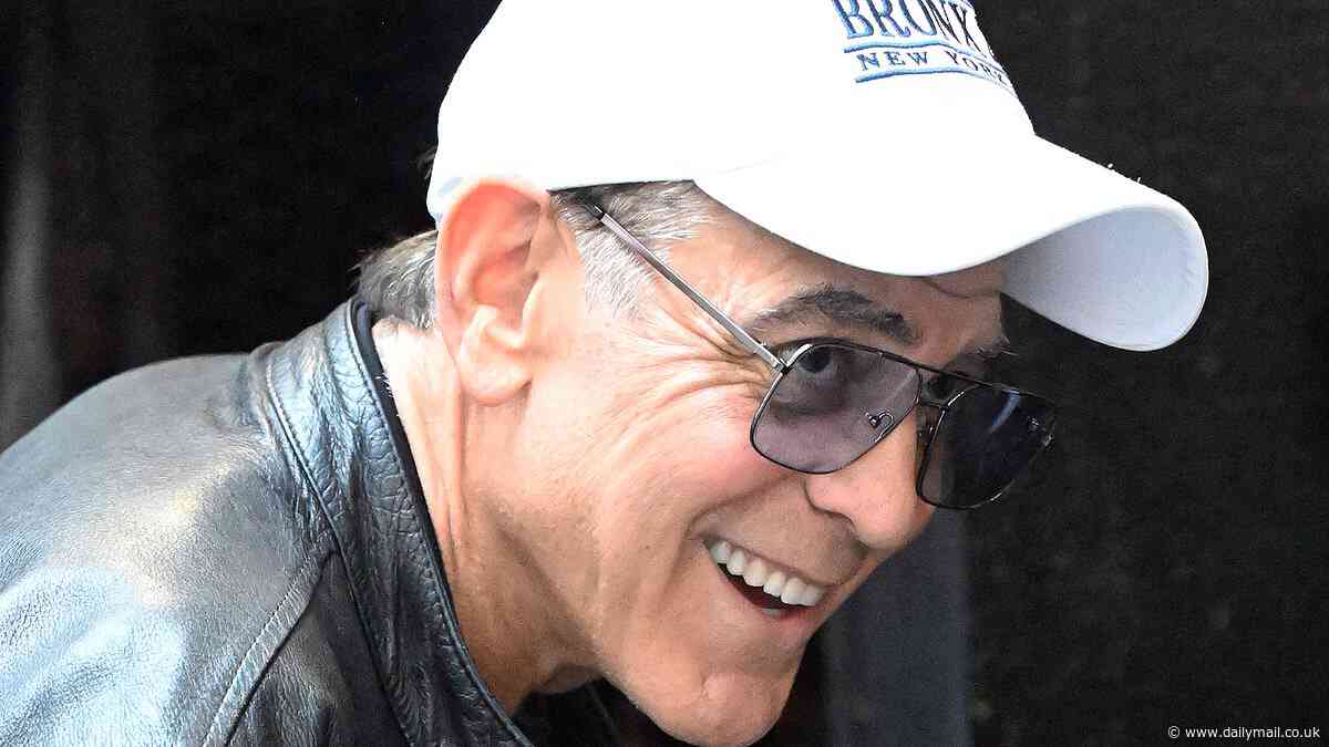 George Clooney's grey roots make a comeback after debuting 'awful' dye job
