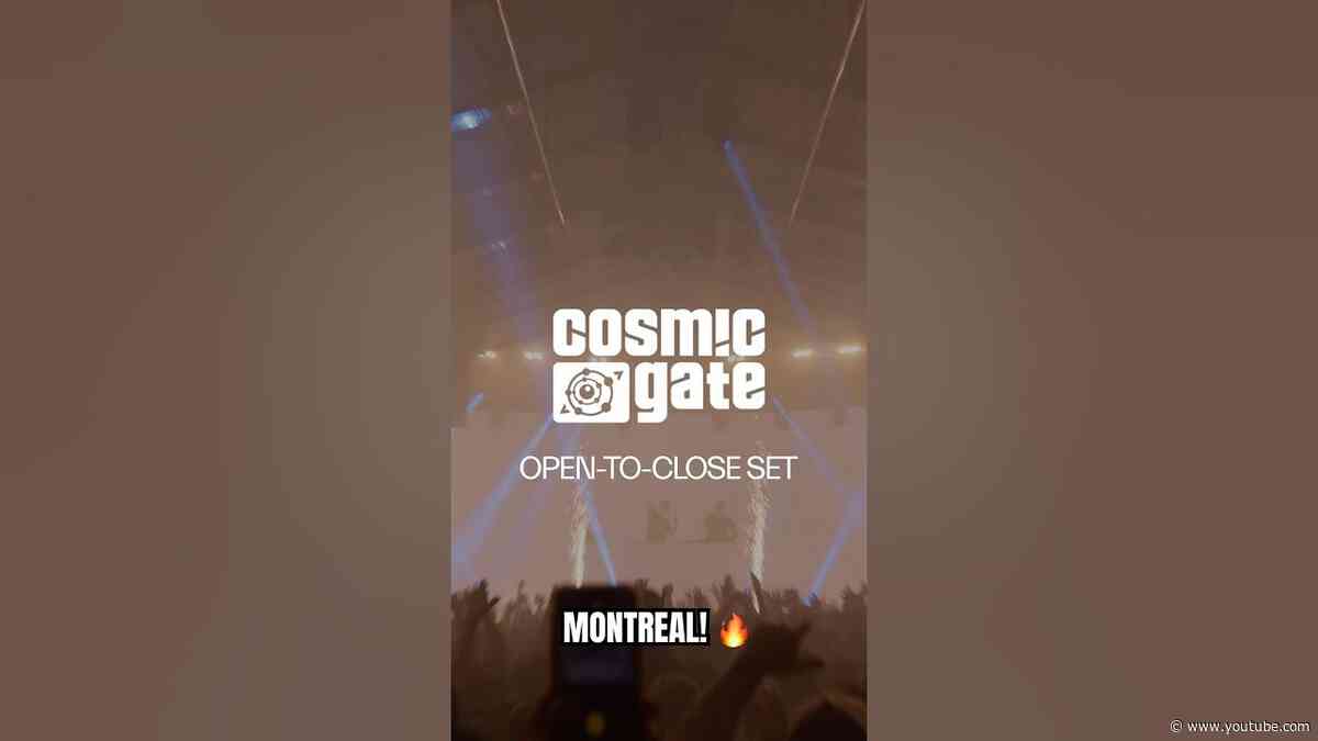 Montreal 🔥 Open To Close Set at New City Gas this Saturday, May 10. Let’s gooooo! ✨🚀