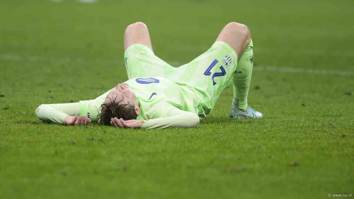 De Jong vreest nieuw trauma na mislopen finale, Inzaghi vindt hem 'sensationeel'